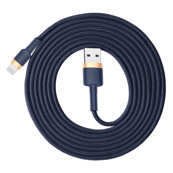 Baseus Cafule USB-A / Lightning 1.5A QC 3.0 cable 2 m - blue-goldeng