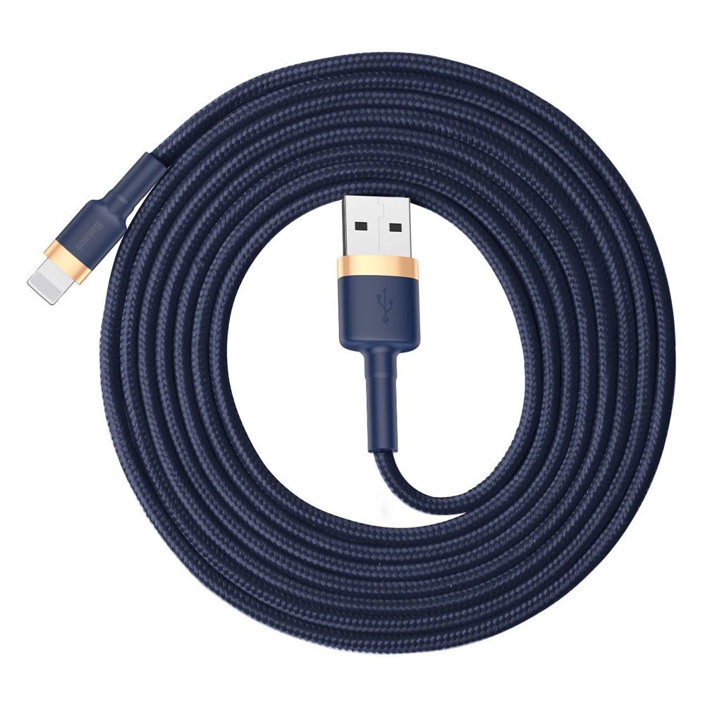 Baseus Cafule USB-A / Lightning 1.5A QC 3.0 cable 2 m - blue-goldeng