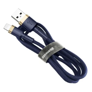 Baseus Cafule USB-A / Lightning 1.5A QC 3.0 cable 2 m - blue-goldeng