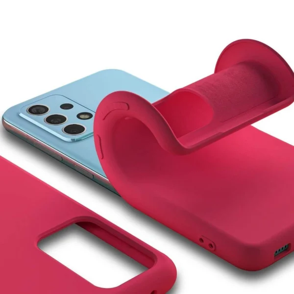 Silicone Case Soft Flexible Rubber Cover for Samsung Galaxy A32 4G redeng