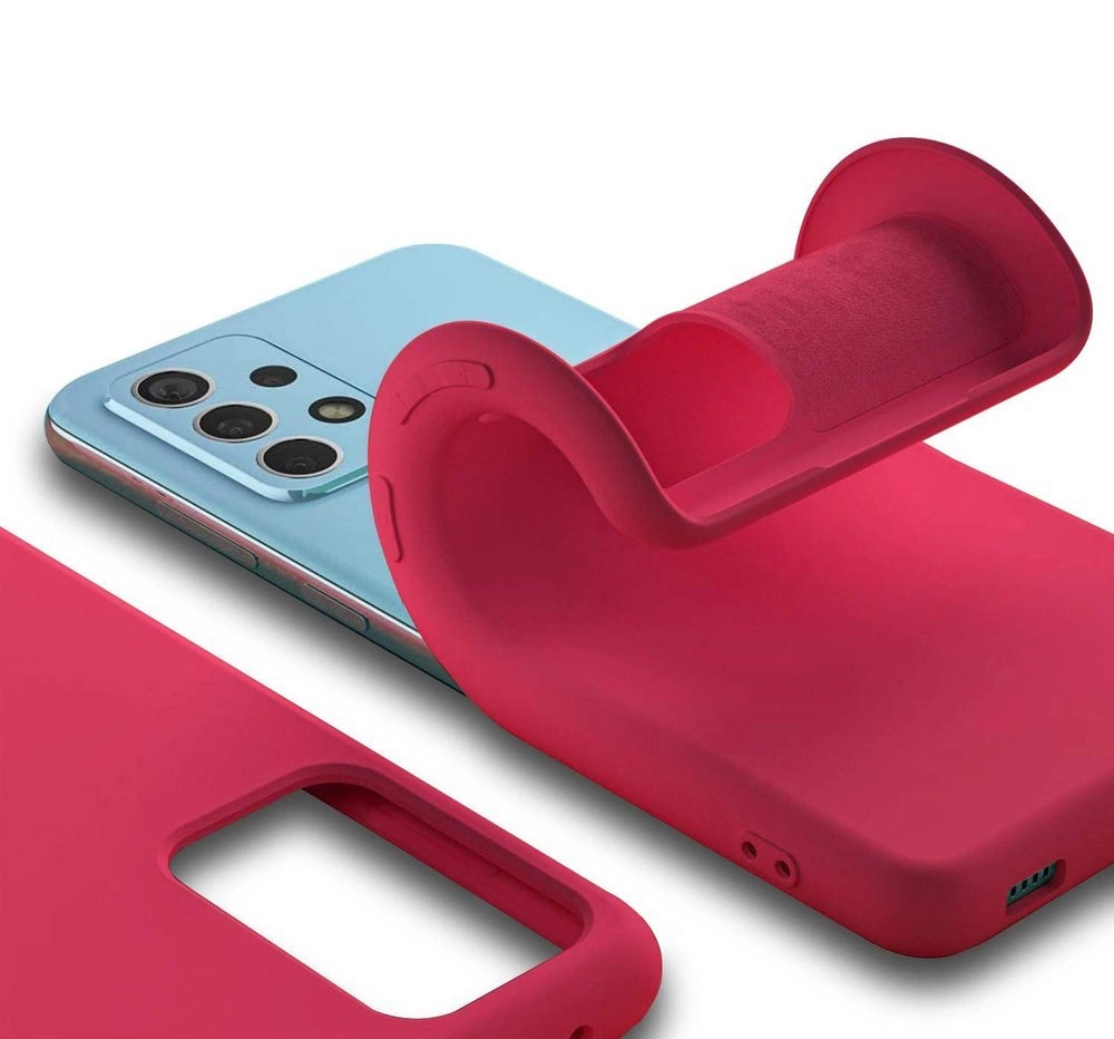 Silicone Case Soft Flexible Rubber Cover for Samsung Galaxy A32 4G redeng