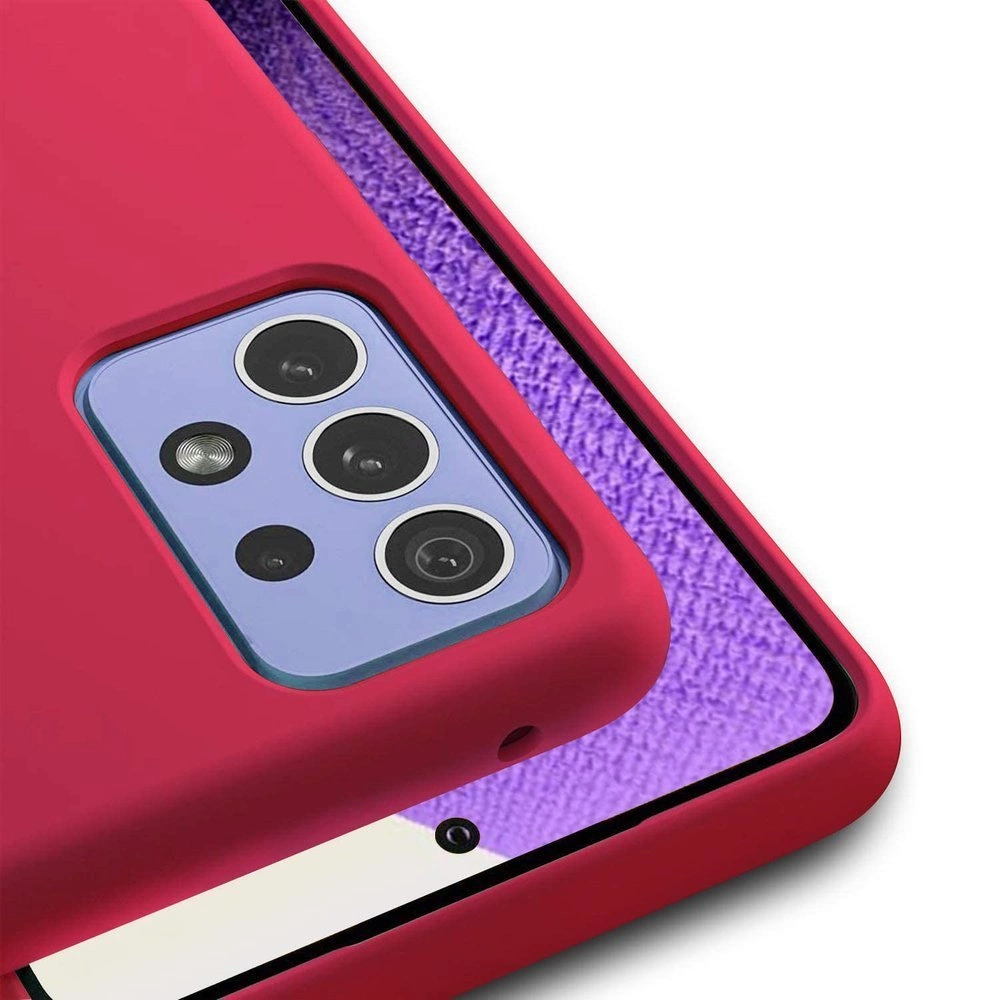 Silicone Case Soft Flexible Rubber Cover for Samsung Galaxy A32 4G redeng