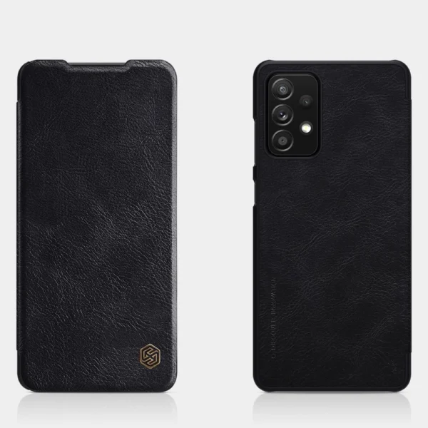 Nillkin Qin leather holster case for Samsung Galaxy A72 4G blackeng