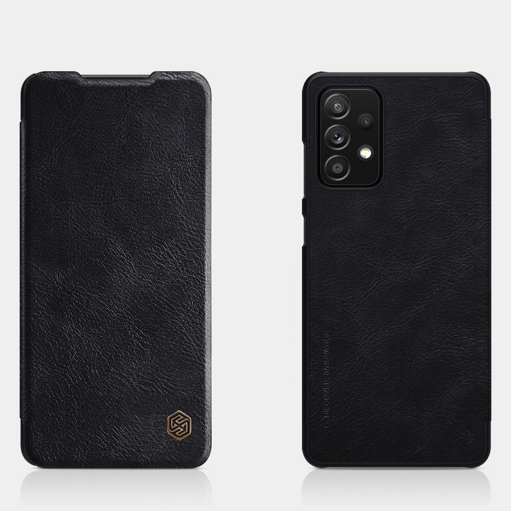 Nillkin Qin leather holster case for Samsung Galaxy A72 4G blackeng