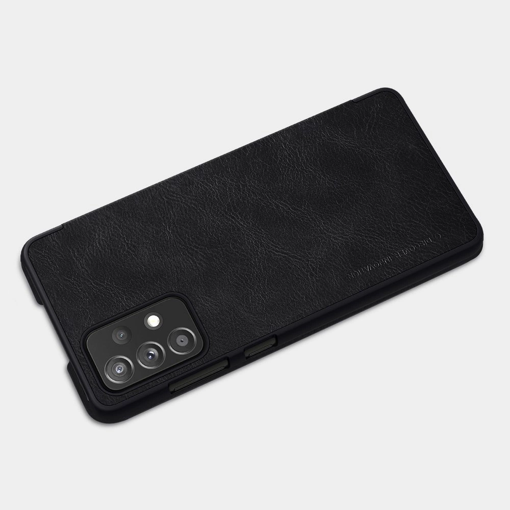 Nillkin Qin leather holster case for Samsung Galaxy A72 4G blackeng