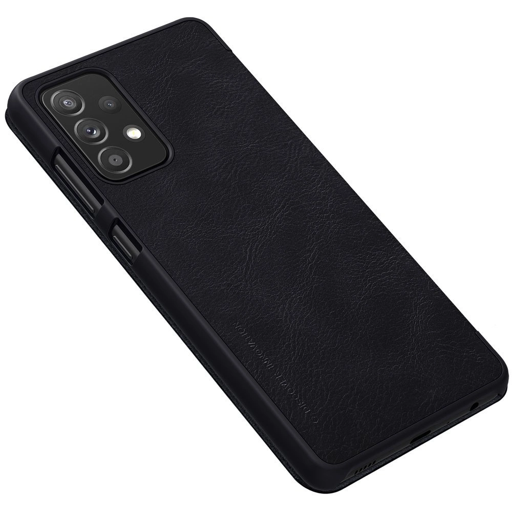 Nillkin Qin leather holster case for Samsung Galaxy A72 4G blackeng