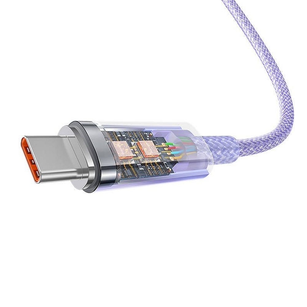 BASEUS cable USB A to Type C PD 100W Explorer CATS010405 1 m purple