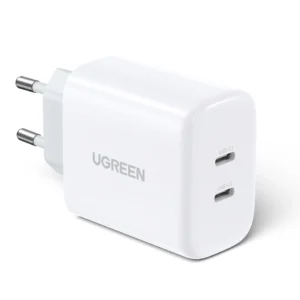 Ugreen charger 2x USB Type C 40W Power Delivery white (10343)eng