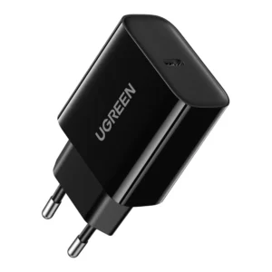 Ugreen USB wall charger Type C 20W Power Delivery black (10191)eng