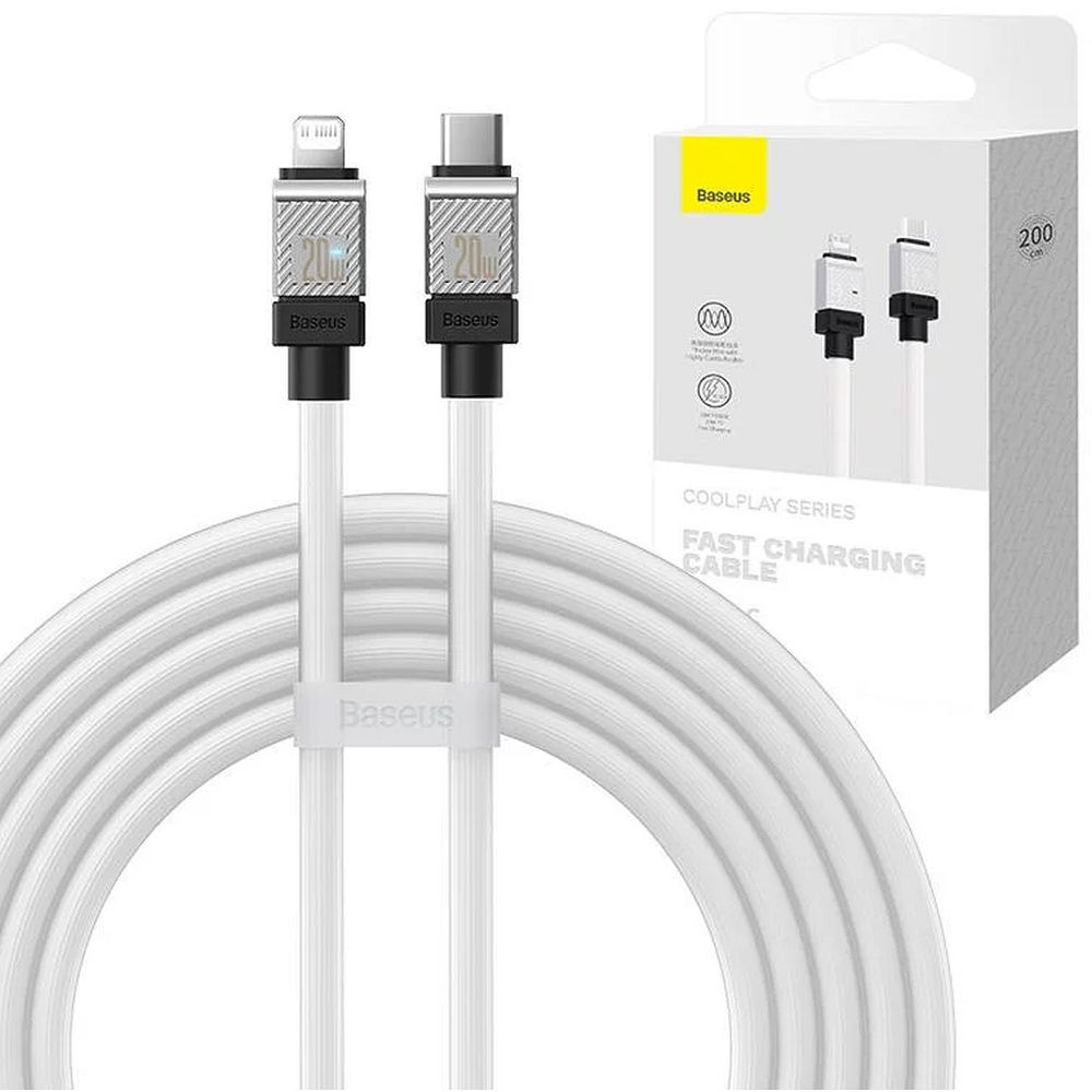 BASEUS cabel Type C to Lightning PD 20W Coolplay CAKW000102 2 m white