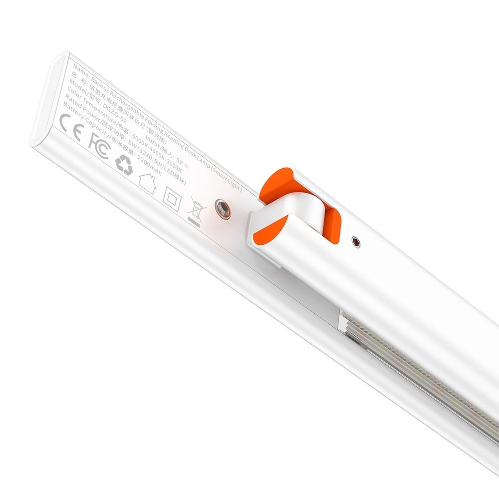 Baseus Smart Eye rechargeable folding reading desk LED lamp (Smart Light) white (DGZG-02)eng
