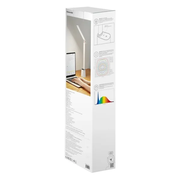 Baseus Smart Eye rechargeable folding reading desk LED lamp (Smart Light) white (DGZG-02)eng