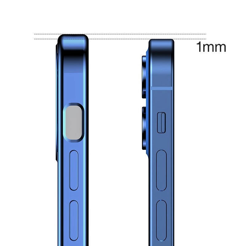Joyroom New Beauty Series ultra thin case with electroplated frame for iPhone 12 Pro golden (JR-BP743)eng