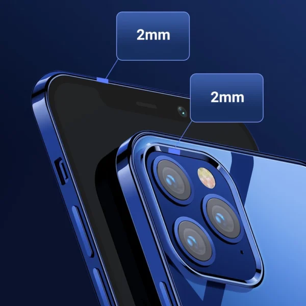 Joyroom New Beautiful Series ultra thin case with electroplated frame for iPhone 12 mini black (JR-BP794)eng