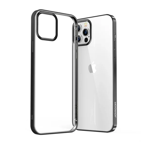 Joyroom New Beautiful Series ultra thin case with electroplated frame for iPhone 12 Pro Max black (JR-BP796)eng