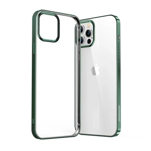 Joyroom New Beautiful Series ultra thin case with electroplated frame for iPhone 12 Pro Max green (JR-BP796)eng