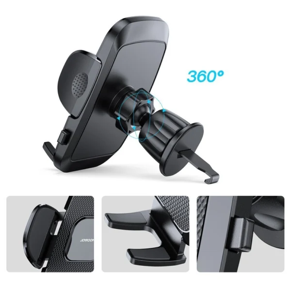 Joyroom Car Phone Clip Holder Air Vent Ventilation Grille Black (JR-ZS259)eng