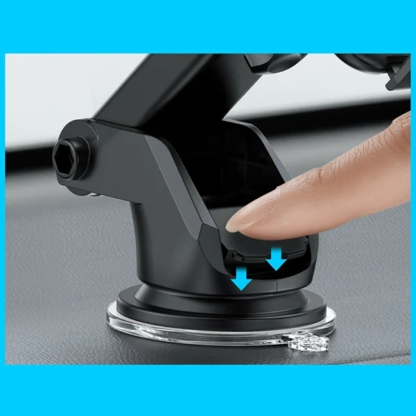 Joyroom car phone holder with telescopic extendable arm for dashboard and windshield black (JR-ZS259)eng