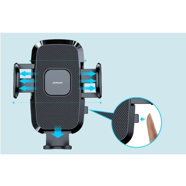 Joyroom Car Phone Holder with Flexible Arm for Dashboard Window Black (JR-ZS259)eng