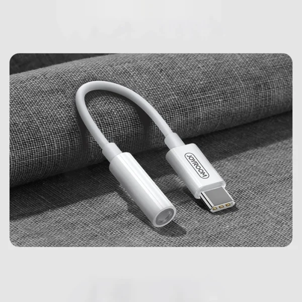 Joyroom SH-C1 headphone mini jack 3.5 mm (female) / USB-C (male) adapter - whiteeng