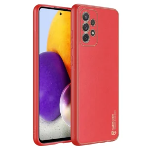 Dux Ducis Yolo elegant case made of soft TPU and PU leather for Samsung Galaxy A72 4G redeng