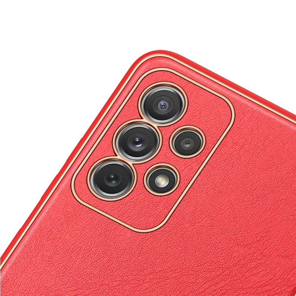 Dux Ducis Yolo elegant case made of soft TPU and PU leather for Samsung Galaxy A72 4G redeng