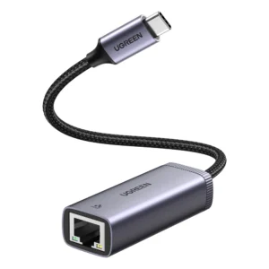 Ugreen external USB Type C network adapter - RJ45 1Gbps (1000Mbps) gray (40322 CM483)eng