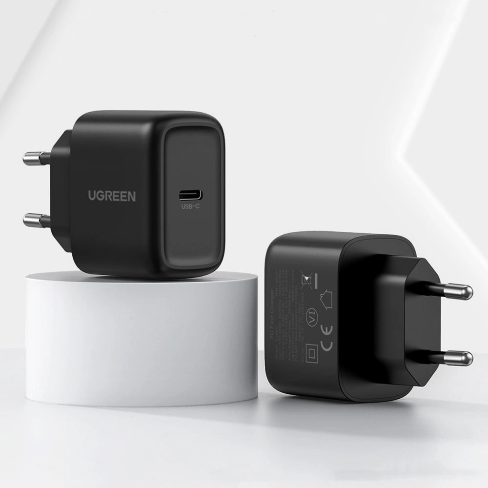 Ugreen USB Type C charger 25W Power Delivery + USB Type C cable 2m black (50581)eng