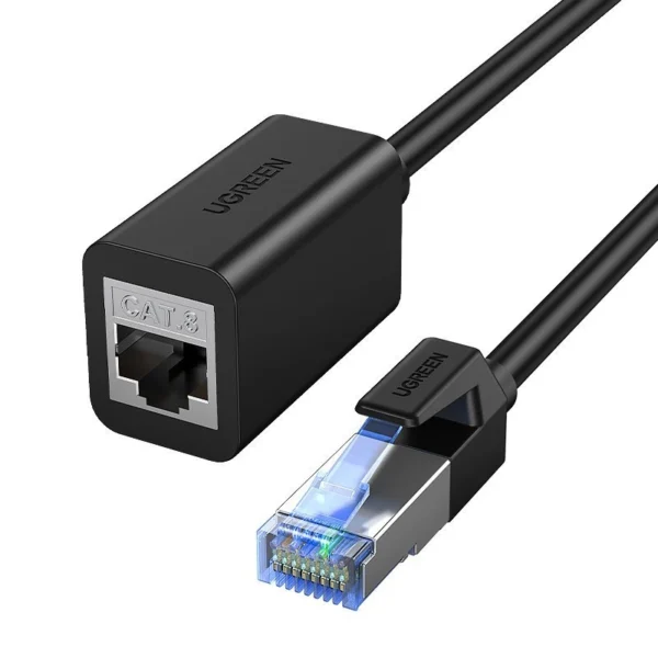 Ugreen extension cable Ethernet RJ45 Cat8 40000 Mbps / 40 Gbps 2m black (NW192 50200)eng