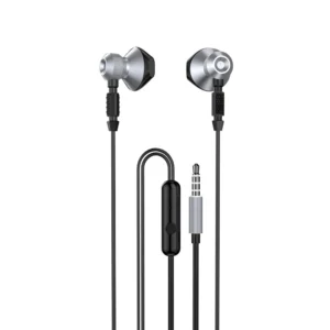 Dudao Metal Wired Earbuds 3.5mm Mini Jack Gray (X2C-Gray)eng