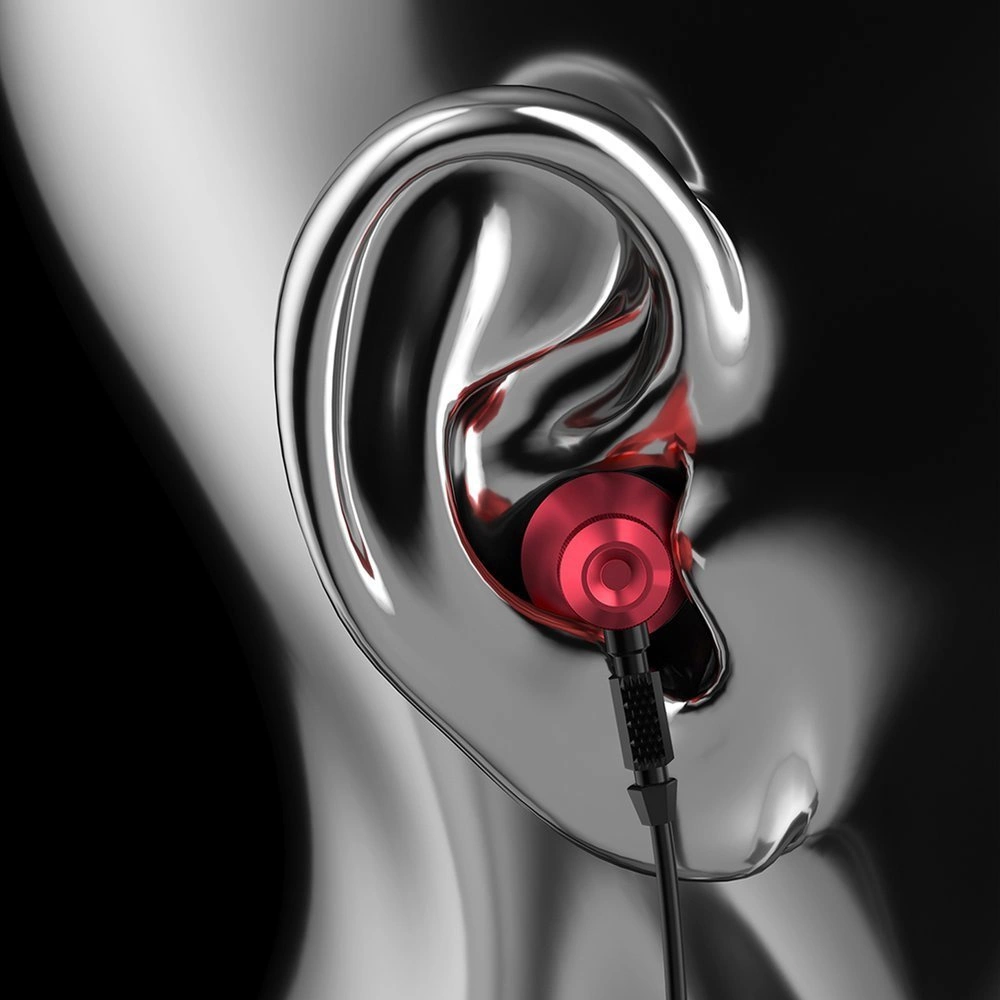 Dudao Metal Wired Earbuds 3.5mm Mini Jack Gray (X2C-Gray)eng