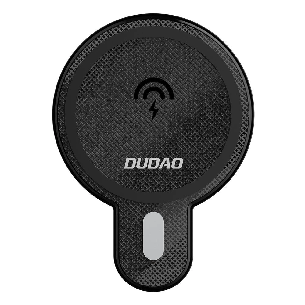 Dudao magnetic car holder inductive Qi charger 15W (compatible with MagSafe) black (F13)eng