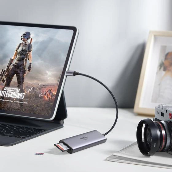 Ugreen multi-functional HUB USB Type C - 3x USB 3.2 Gen 1 / HDMI 4K 60Hz / SD and TF card reader gray (60383 CM511)eng