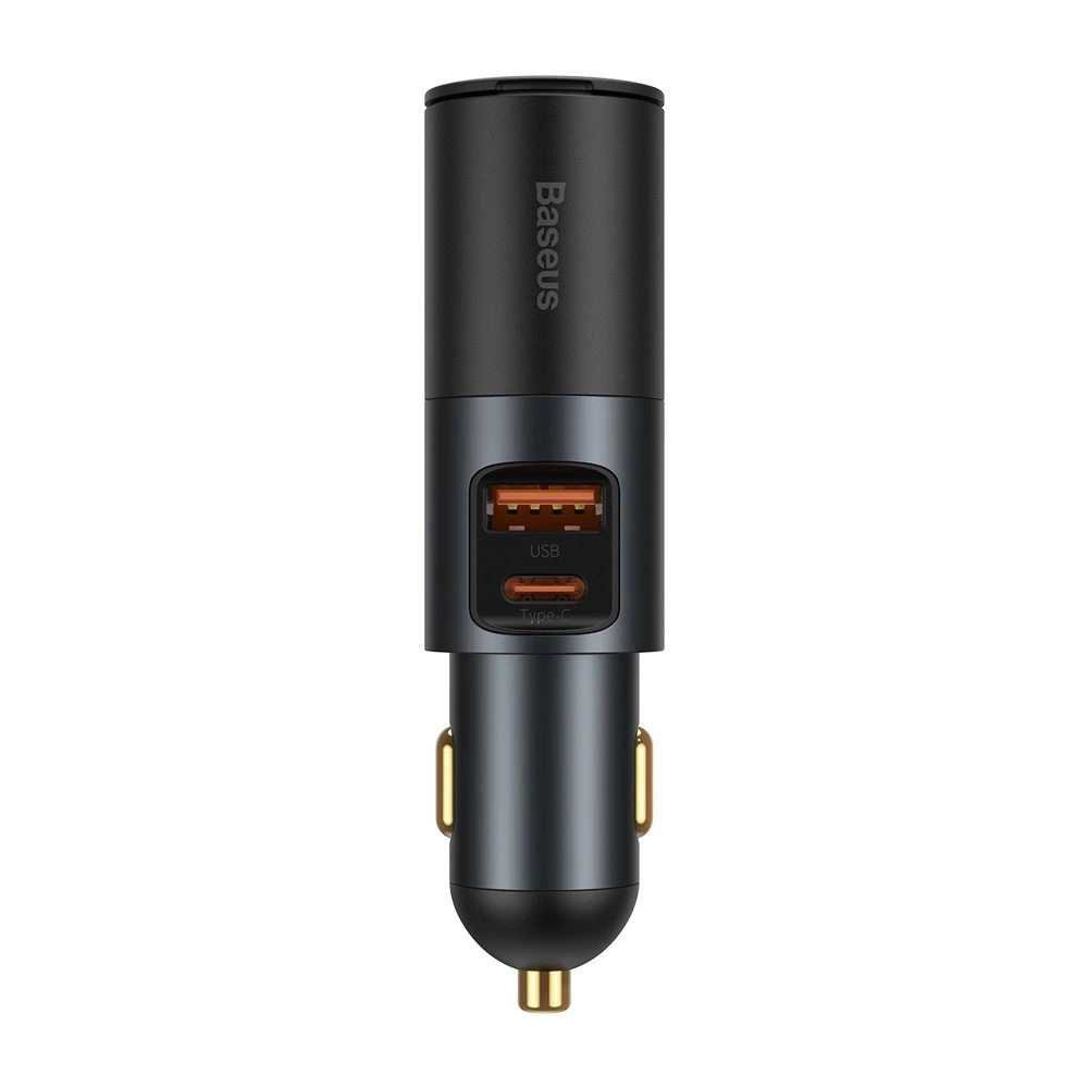 Baseus Share Together USB / USB Type C / cigarette lighter socket car charger 120W Quick Charge Power Delivery gray (CCBT-C0G)eng