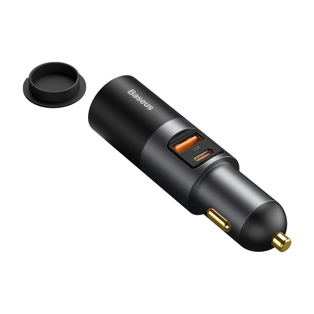 Baseus Share Together USB / USB Type C / cigarette lighter socket car charger 120W Quick Charge Power Delivery gray (CCBT-C0G)eng
