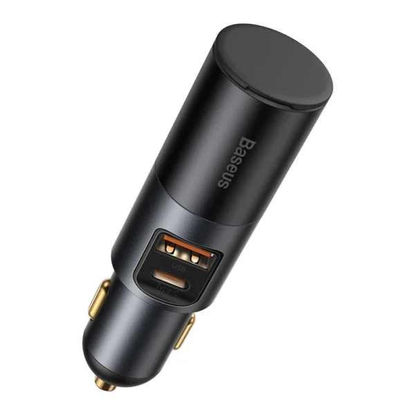 Baseus Share Together USB / USB Type C / cigarette lighter socket car charger 120W Quick Charge Power Delivery gray (CCBT-C0G)eng