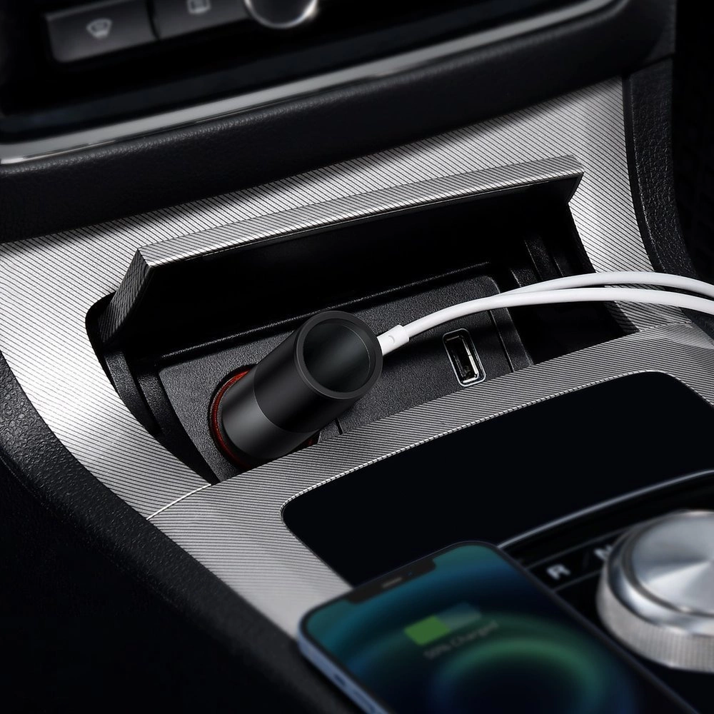 Baseus Share Together USB / USB Type C / cigarette lighter socket car charger 120W Quick Charge Power Delivery gray (CCBT-C0G)eng