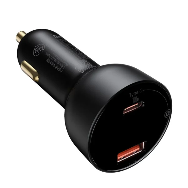 Baseus Superme fast car charger USB / USB Type C 100W PPS Quick Charge Power Delivery + USB cable Type C 100W (20V/5A) 1m black (TZCCZX-01)eng
