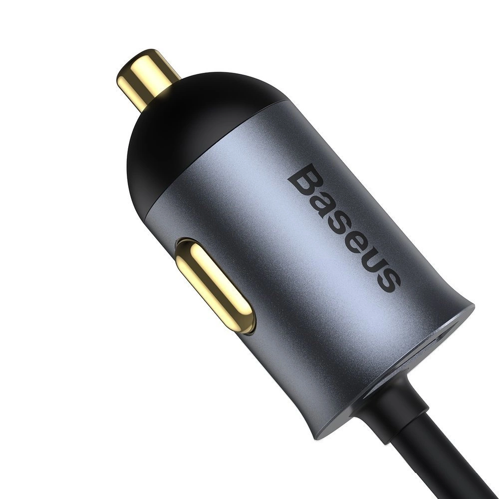 Baseus Share Together car charger 3x USB / USB Type C 120W PPS Quick Charge Power Delivery gray (CCBT-B0G)eng