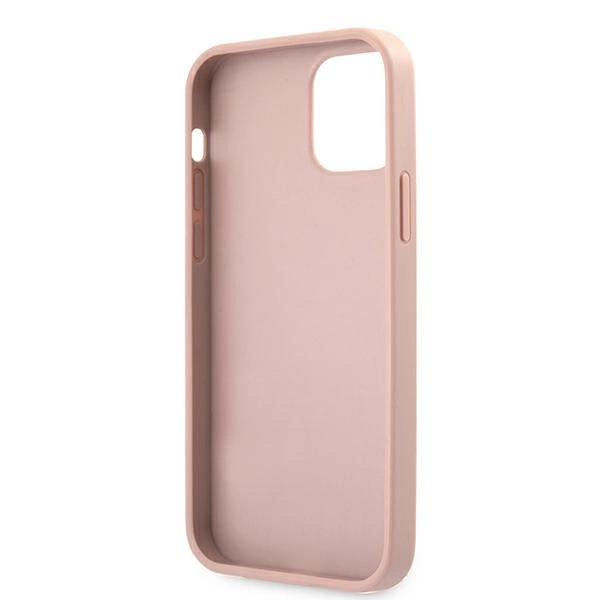 Guess GUHCP12LRSAVSRG iPhone 12 Pro Max 6.7" pink/pink hardcase Saffiano Vintage Scripteng
