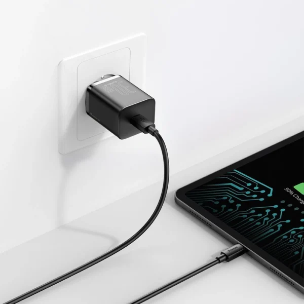 Baseus Super Si 1C fast charger USB Type C 30W Power Delivery Quick Charge black (CCSUP-J01)eng