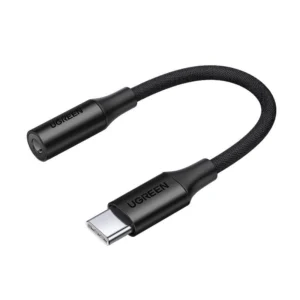 Ugreen AV161 adapter for headphones mini jack 3.5 mm (female) / USB-C (male) 10 cm - blackeng