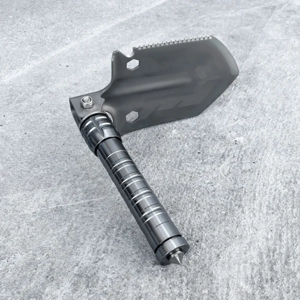 Survival shovel 10-in-1 folding shovel with knife, screwdriver, glass breakereng