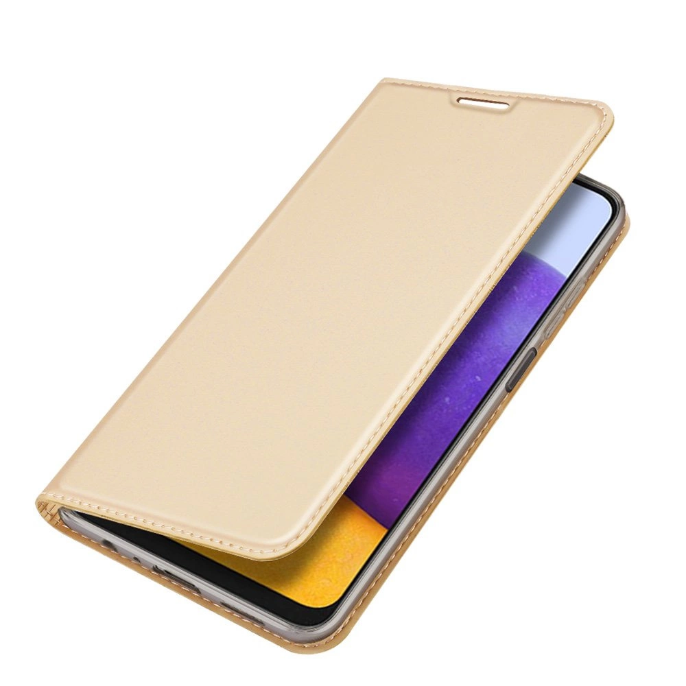 72313_4 Dux Ducis Skin Pro Bookcase type case for Samsung Galaxy A22 4G goldeneng