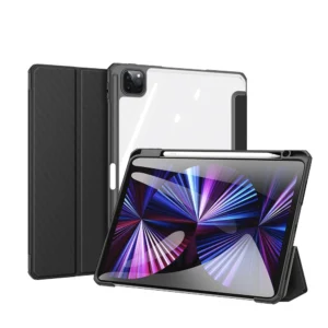 Dux Ducis Toby armored tough Smart Cover for iPad Pro 11'' 2021 with a holder for Apple Pencil blackeng