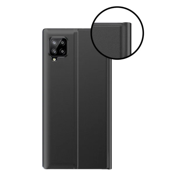 Sleep Case Bookcase Type Case with Smart Window for Samsung Galaxy A22 4G blackeng