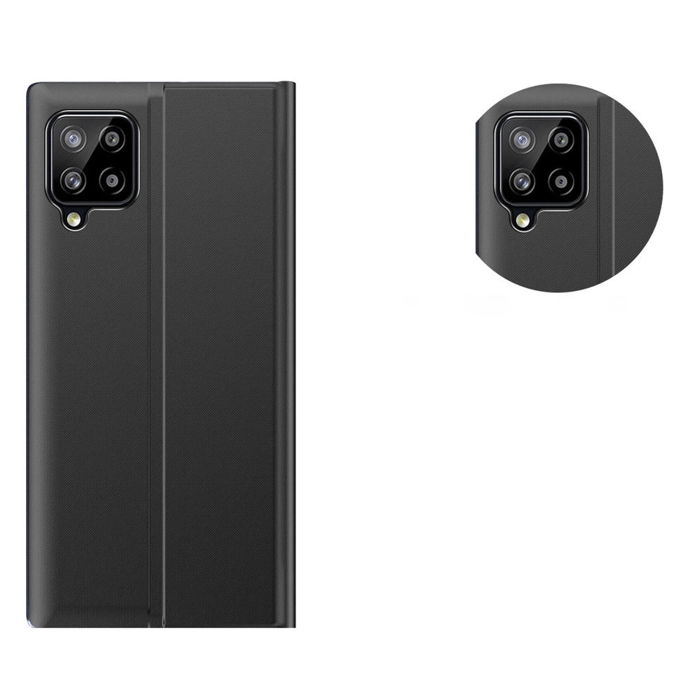 Sleep Case Bookcase Type Case with Smart Window for Samsung Galaxy A22 4G blackeng
