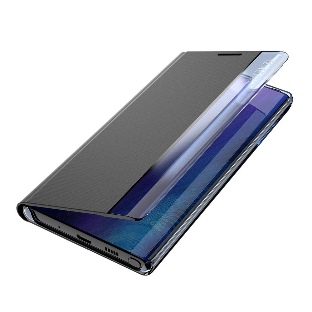 Sleep Case Bookcase Type Case with Smart Window for Samsung Galaxy A22 4G blackeng