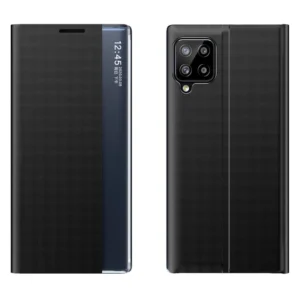 Sleep Case Bookcase Type Case with Smart Window for Samsung Galaxy A22 4G blackeng