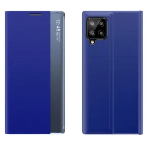 Sleep Case Bookcase Type Case with Smart Window for Samsung Galaxy A22 4G blueeng